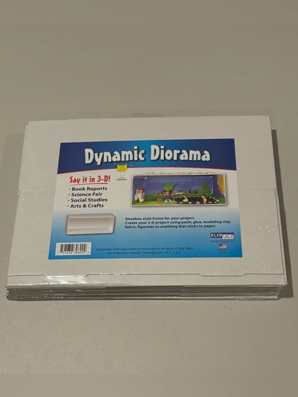 Dynamic Diorama Shoebox-Style Project Kit - White